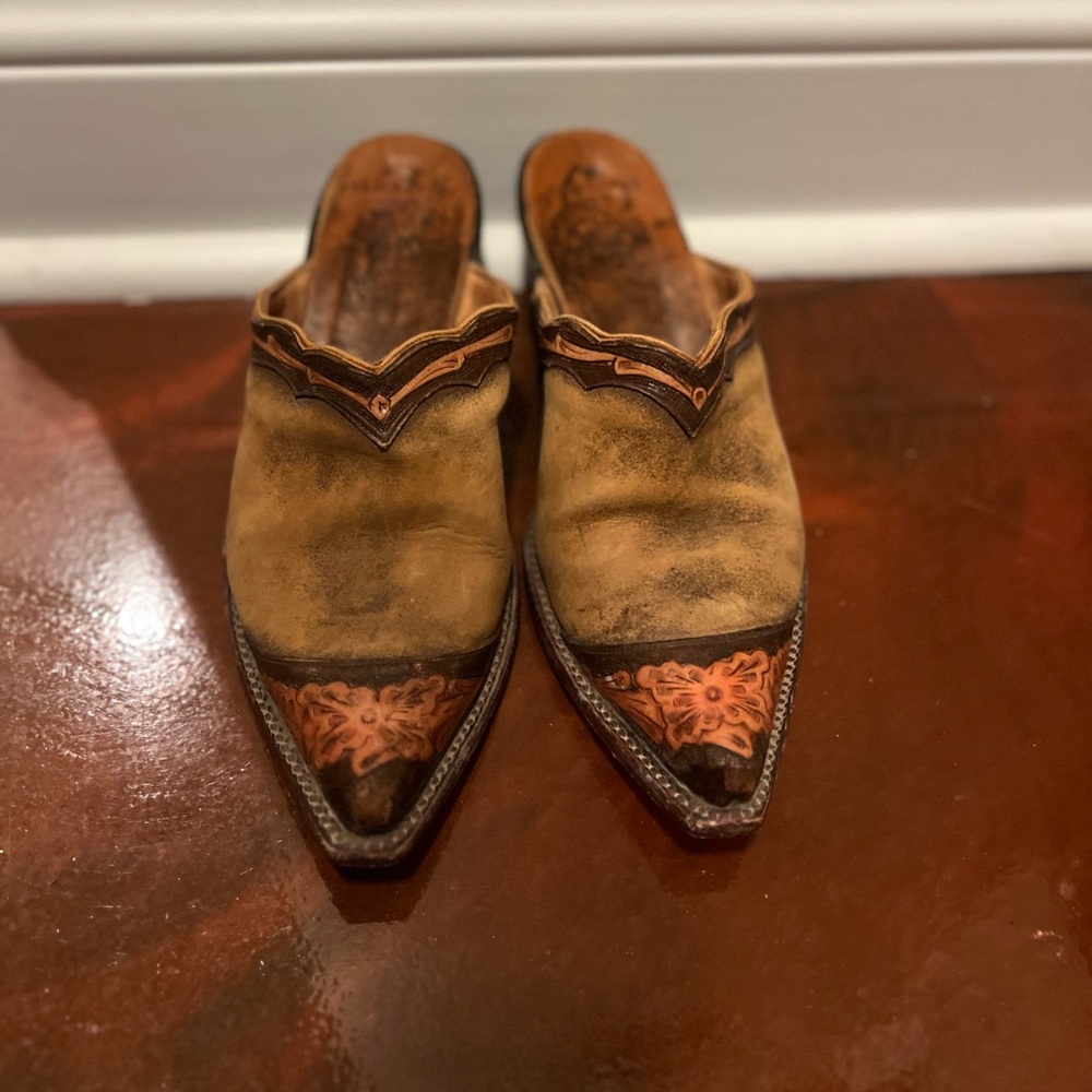 Old Gringo Brown and Tan Mules
